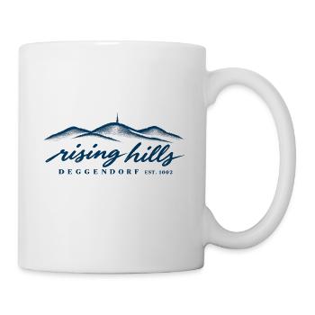 Deggendorf-Shirt rising hills Dreitannenriegel - Tasse - Weiß - Rechts