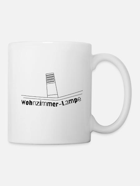 Wohnzimmer-Lampe (dark) - Tasse - Weiß