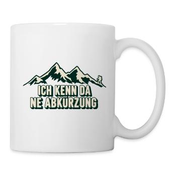 Die Abkürzung - Tasse - Weiß - Rechts
