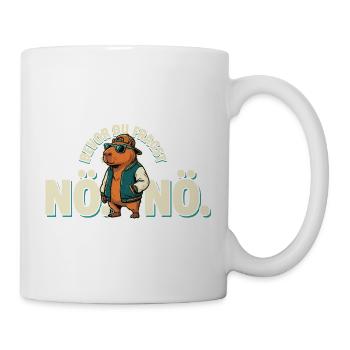 Beaver Streetstyle – Nö Nö Grafik - Tasse - Weiß - Rechts