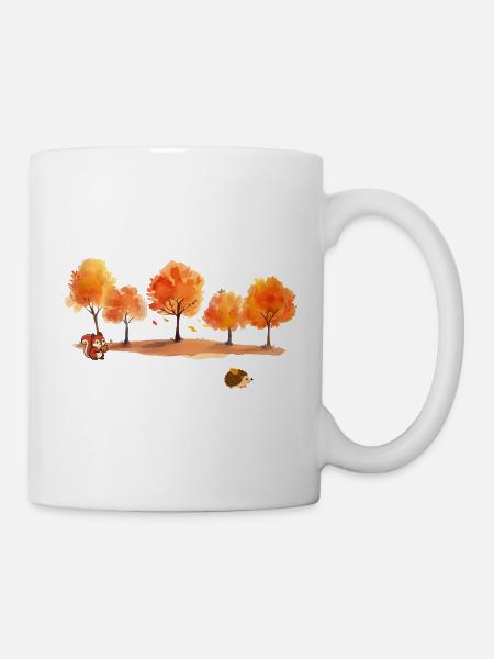 Herbst - Tasse - Weiß