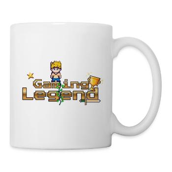 Gaming Legend Pixelheld - Tasse - Weiß - Rechts
