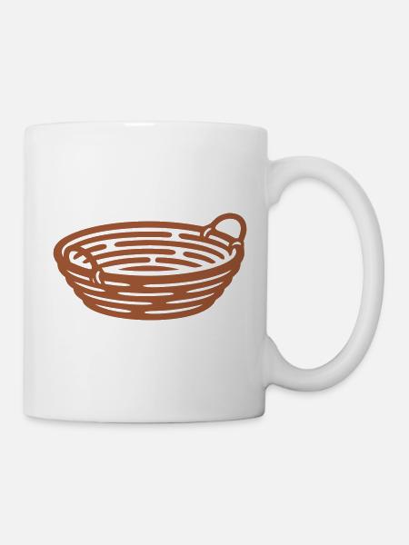 Gaerkorb Brotkorb Icon - Tasse - Weiß