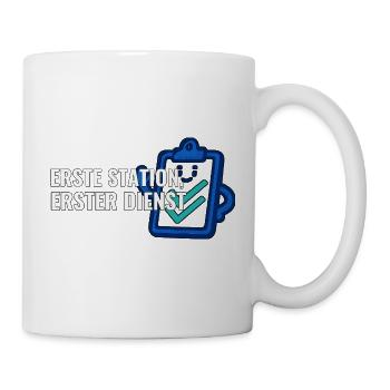 Erster Pflegetag Geschenk für Pflegefachkräfte - Tasse - Weiß - Rechts