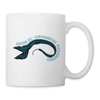 Tiefsee Monster - Pelikanaal - Tasse - Weiß - Rechts