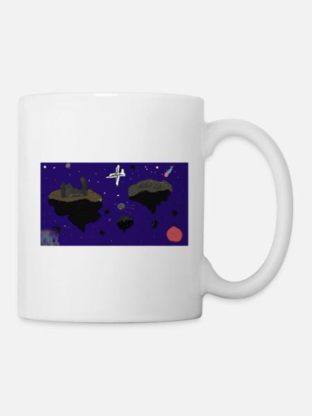 Raum - Tasse - Weiß