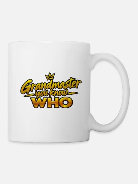 Großmeister Du weißt WER - Tasse - Weiß