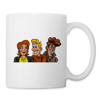 Zeichentrickfiguren - Tasse - Weiß - Rechts