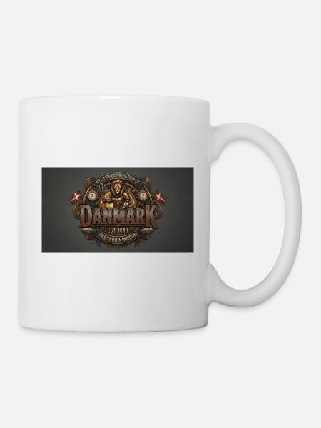 Mechanical Kingdom of Danmark - Tasse - Weiß