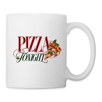 Pizza Tonight Pizza Slice - Tasse - Weiß - Rechts