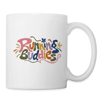 Running Buddies Retro 70s - Tasse - Weiß - Rechts