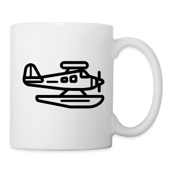 Wasserflugzeug - Tasse - Weiß - Rechts