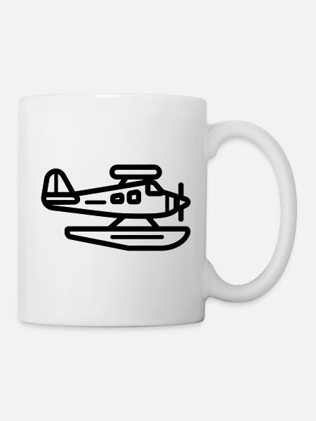 Wasserflugzeug - Tasse - Weiß