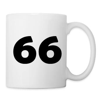 66 - Tasse - Weiß - Rechts