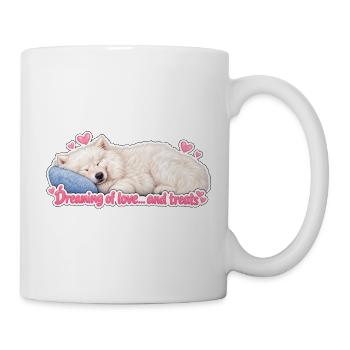 Träumen von Liebe und Leckereien - Tasse - Weiß - Rechts