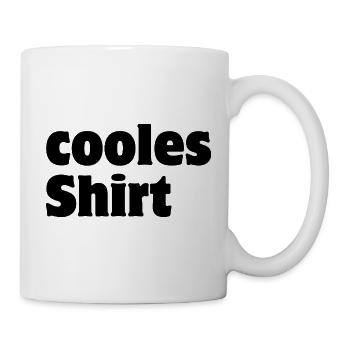 Cooles Shirt - Tasse - Weiß - Rechts