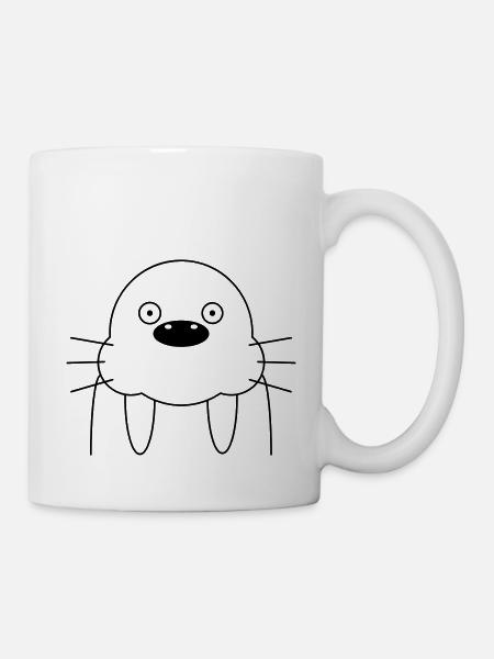 Morsezeichen - Tasse - Weiß