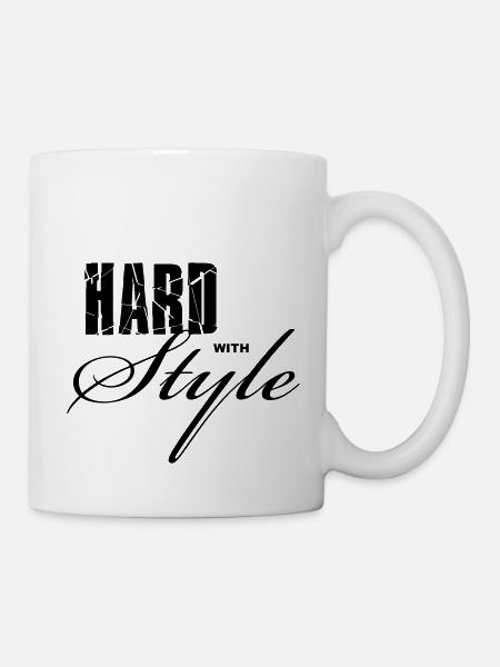 Hard with Style - Mug - white