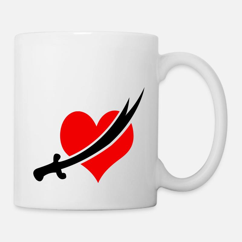 alevi kalp - Mug blanc - blanc