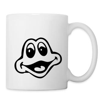 frog Frosch - Tasse - Weiß - Rechts