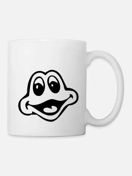 frog Frosch - Tasse - Weiß