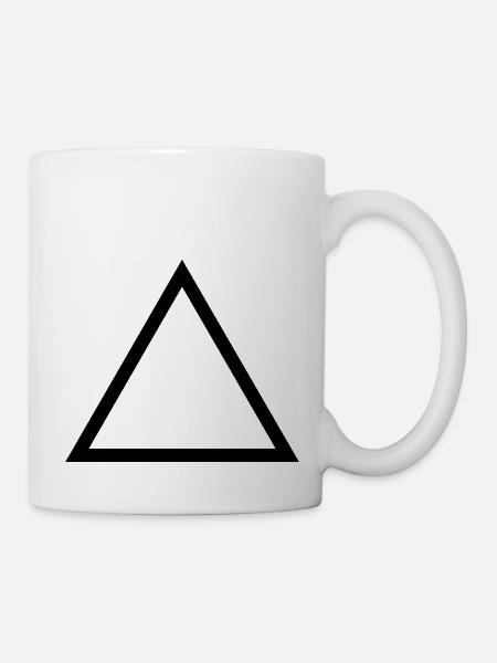 triangle - Mug - white