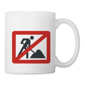 No Work - Mug - white - Right
