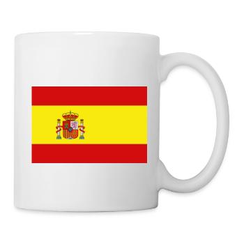 Spain truecolor Flag 2160px - Mug - white - Right