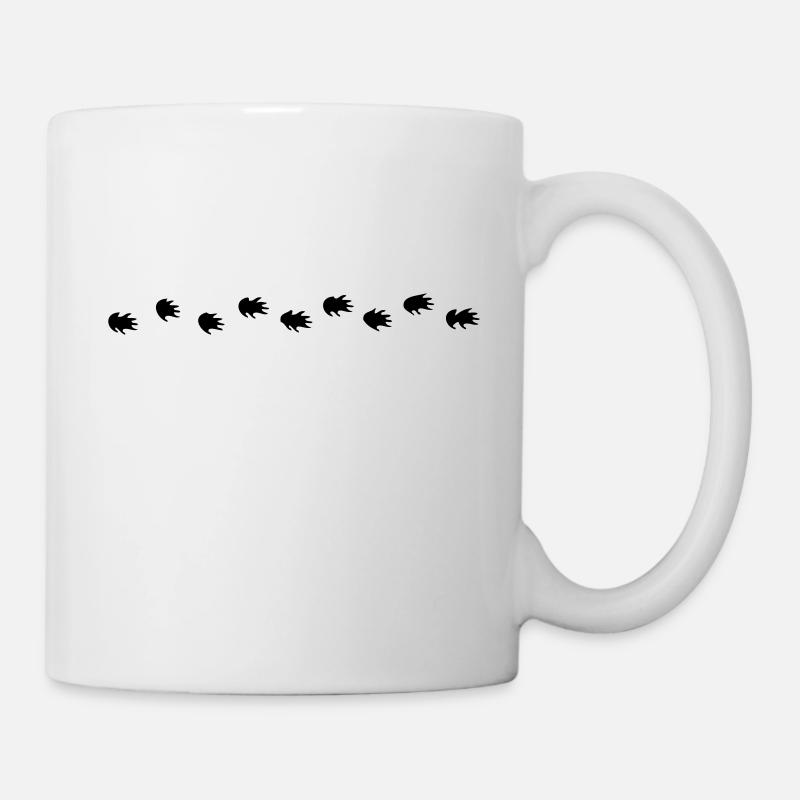 igel tapsen - Tasse - Weiß