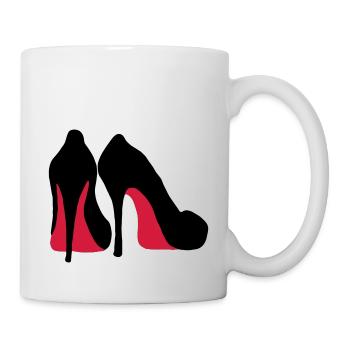 high heels - Tasse - Weiß - Rechts