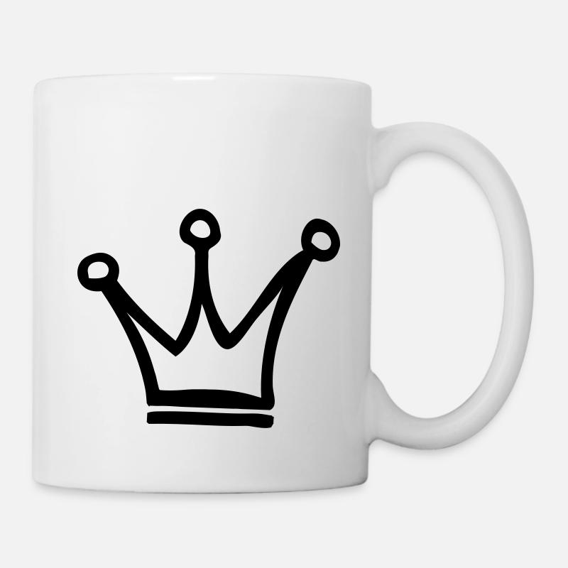 Krone - Tasse - Weiß
