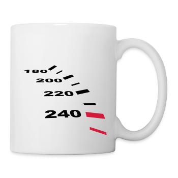tacho - Tasse - Weiß - Rechts