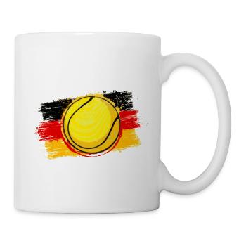 Tennis Deutschland (Germany) 01 - Tasse - Weiß - Rechts