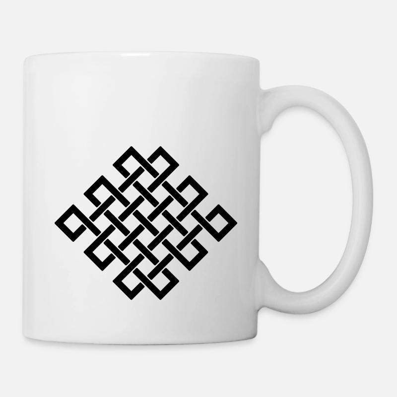 25 Crossing-Endlessknot - Tasse - Weiß