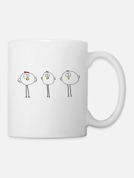 Her mit meine Henna! - Tasse - Weiß