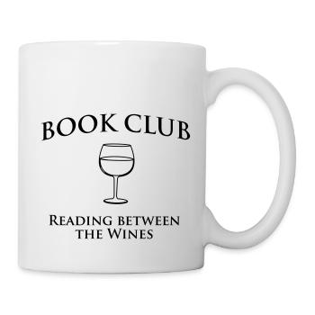 Book Club Reading Between the Wines - Mug - white - Right