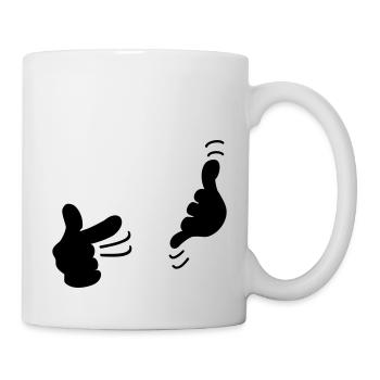 Ruf mich an / call me (1c) - Tasse - Weiß - Rechts