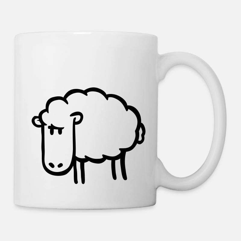 Schaf - Tasse - Weiß