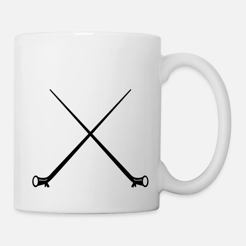 Alphorn - Tasse - Weiß