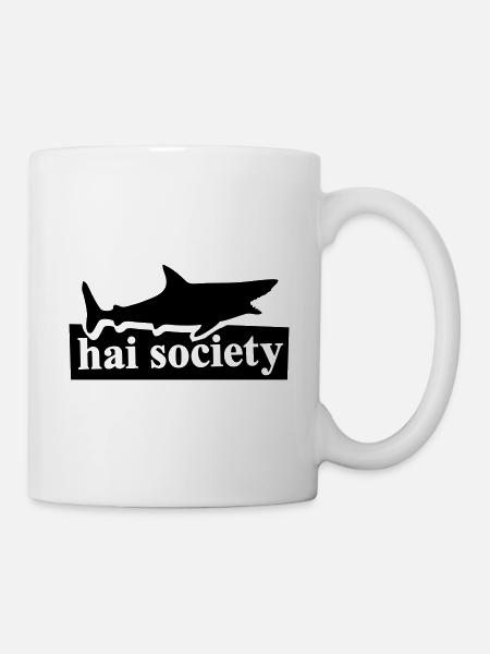 hai society - Tasse - Weiß