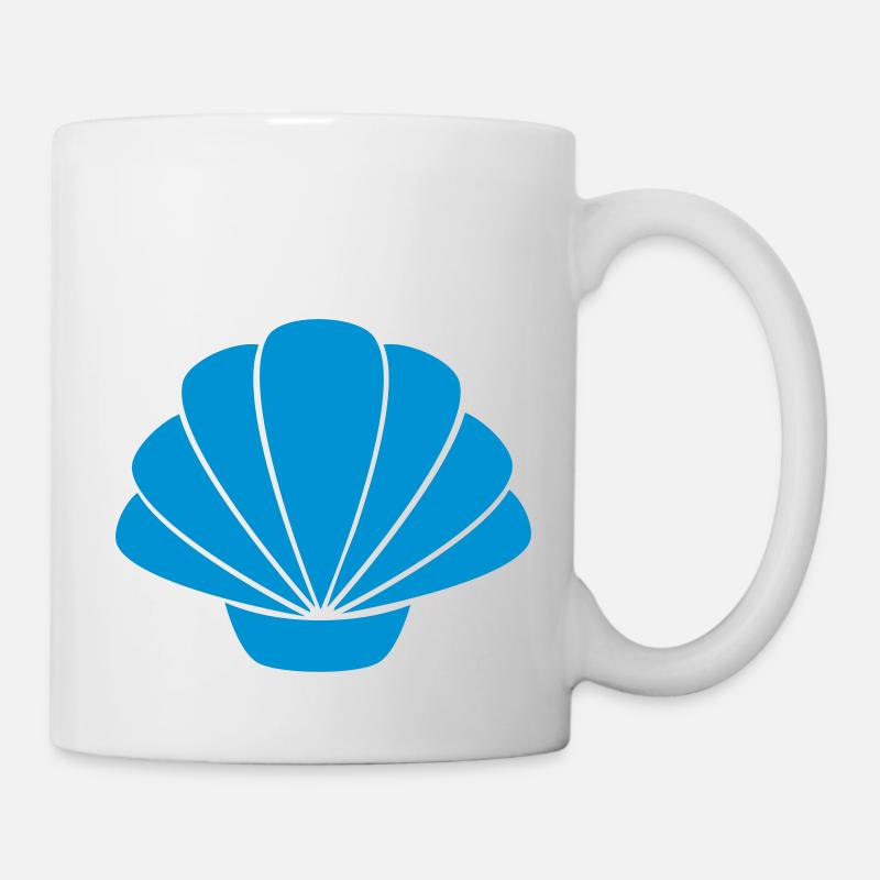 Muschel - Tasse - Weiß