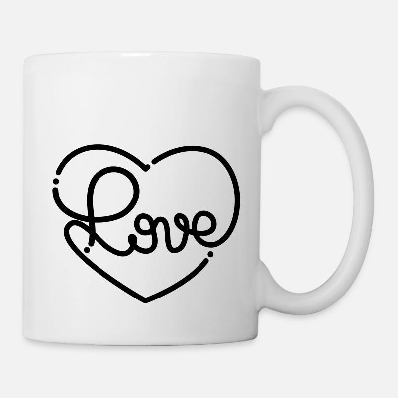 Love message - Mug - white