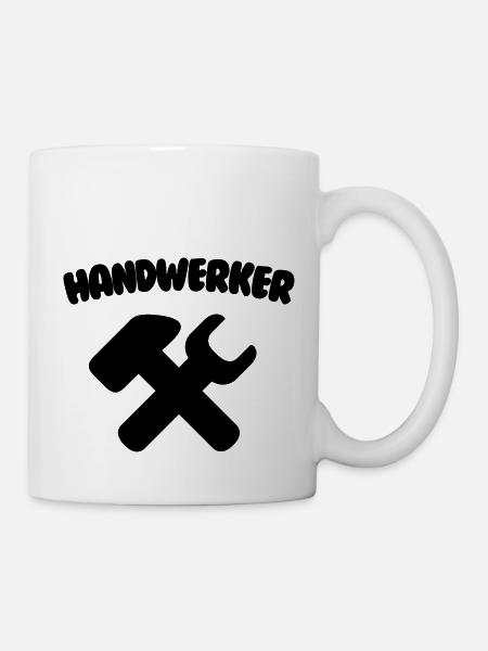 Handwerker - Tasse - Weiß