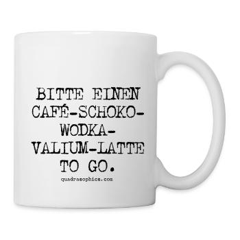 to go - Tasse - Weiß - Rechts