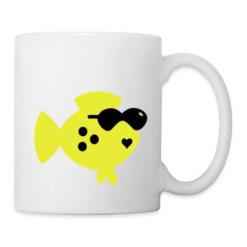 poissons aveugles / blind fish (2c) - Mug blanc - blanc - Droite