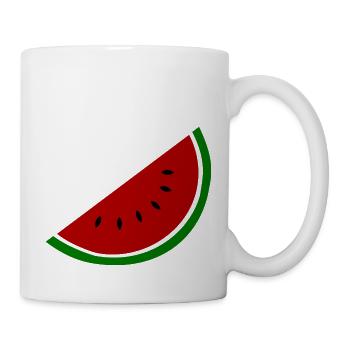 Pastèque - Mug blanc - blanc - Droite