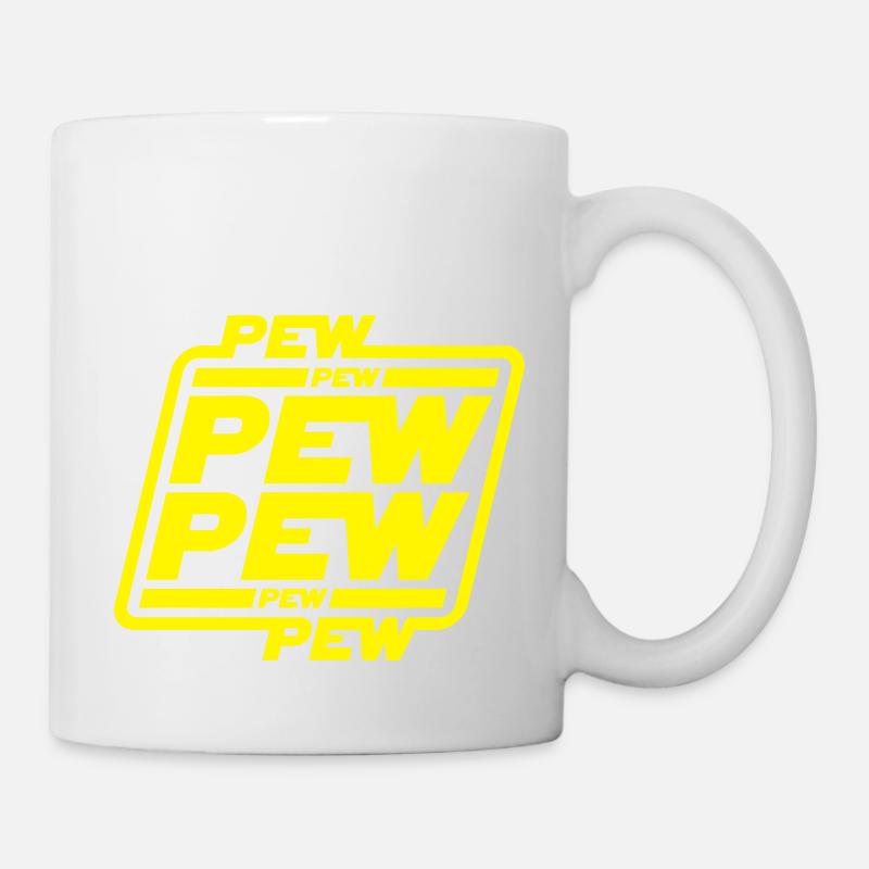 PEW PEW PEW PEWWW - Mug - white