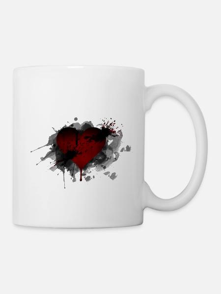 Broken Heart - Tasse - Weiß
