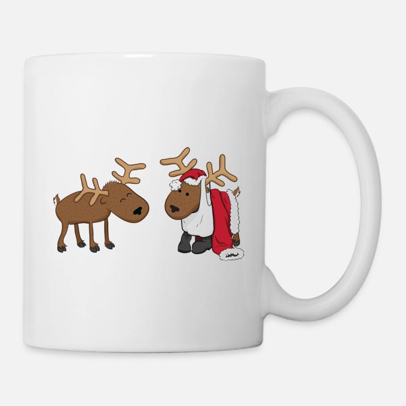reindeer fun - Mug - white