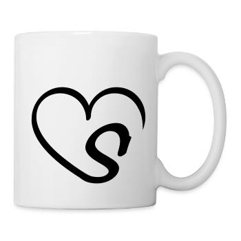 Liebe Buchstabe S - Tasse - Weiß - Rechts